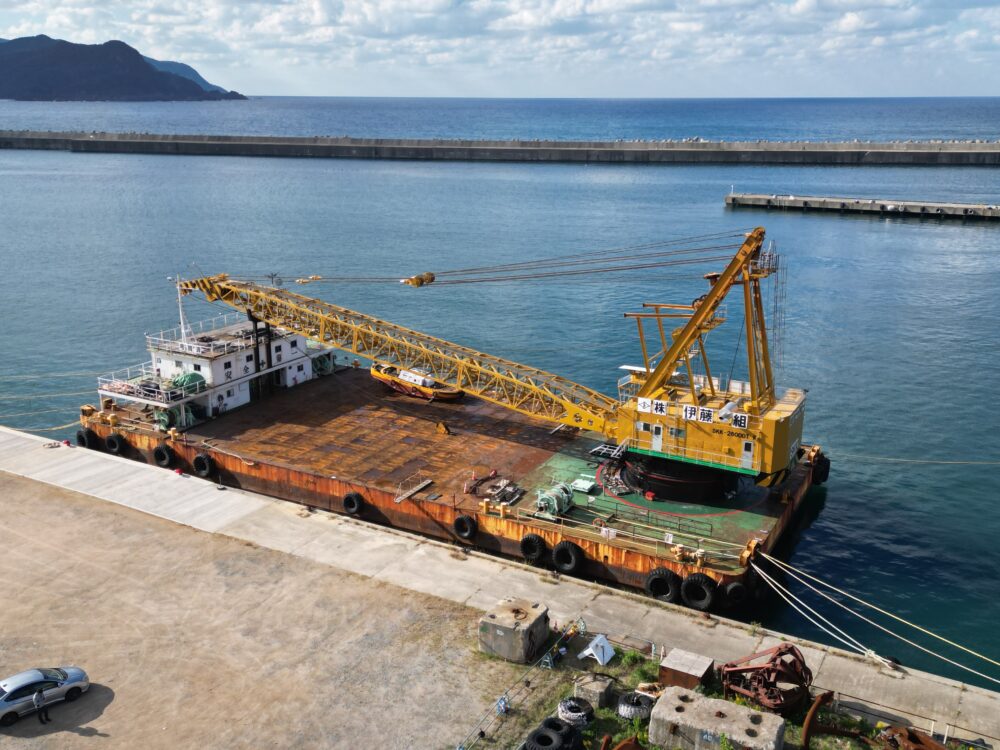 起重機船「須賀号」売却のお知らせと感謝